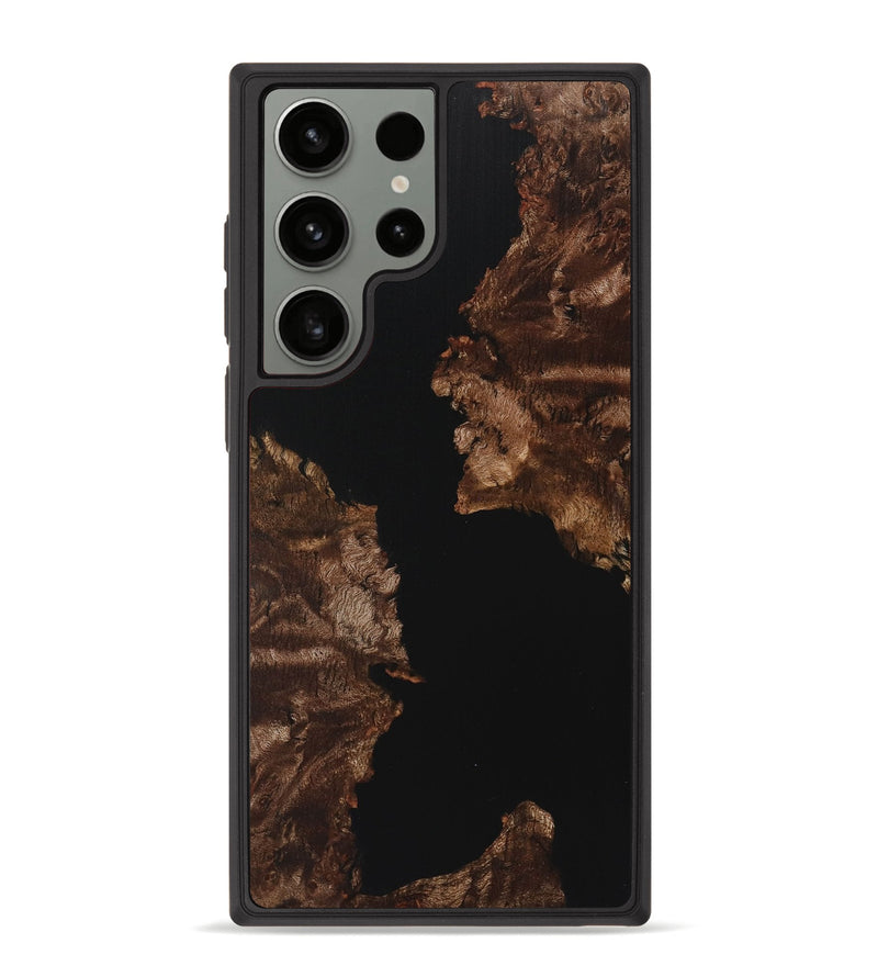 Galaxy S23 Ultra Wood Phone Case - Analia (Pure Black, 725952)