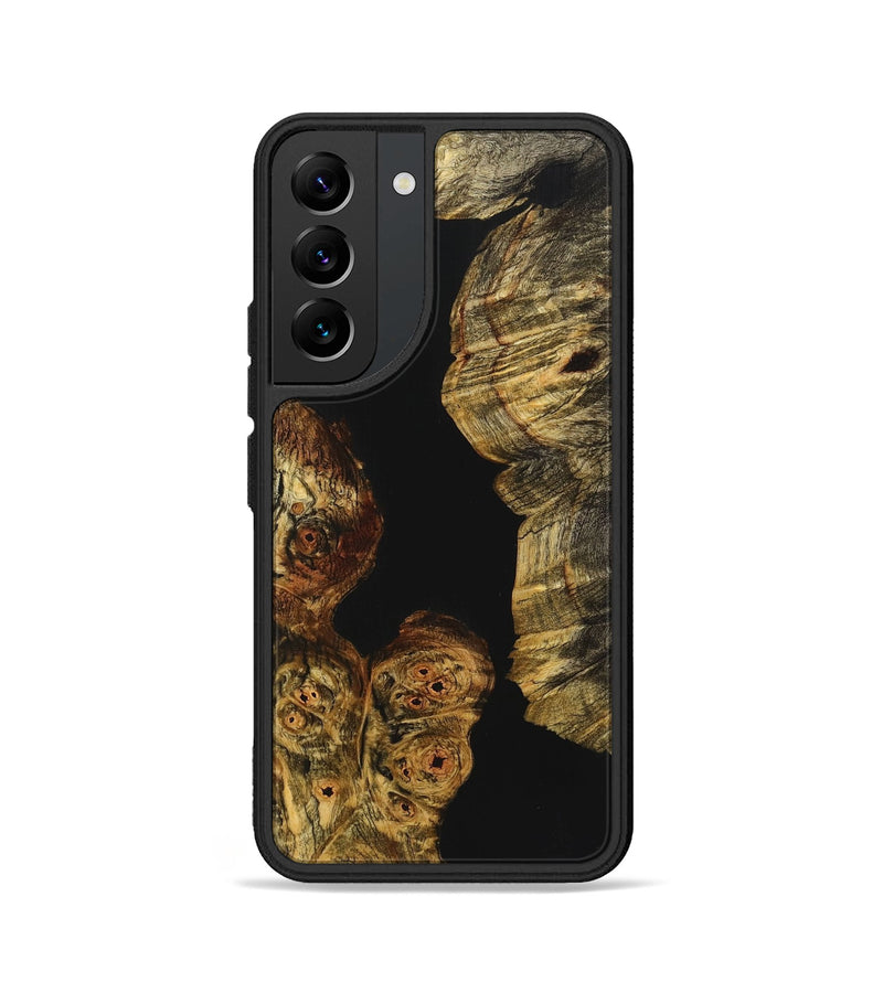 Galaxy S22 Wood Phone Case - Candy (Pure Black, 725956)