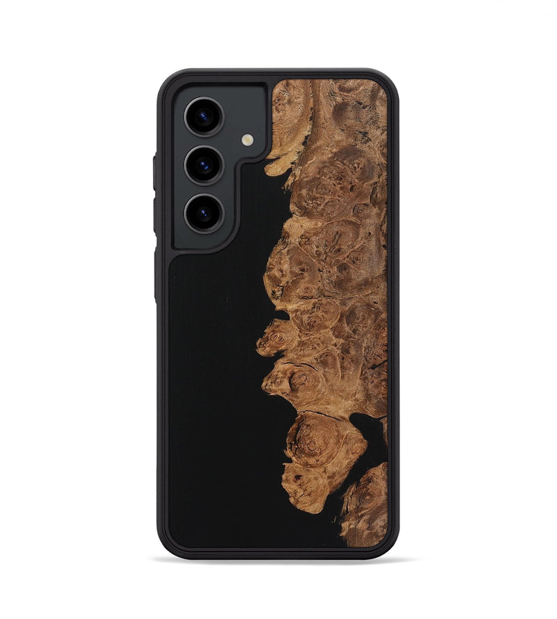 Galaxy S24 Wood Phone Case - Elyse (Pure Black, 725957)