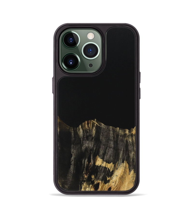 iPhone 13 Pro Wood Phone Case - Leroy (Pure Black, 725960)