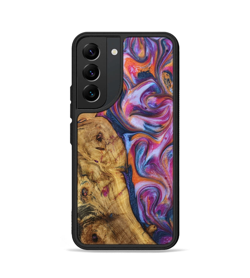 Galaxy S22 Wood Phone Case - Ember (Purple, 726011)
