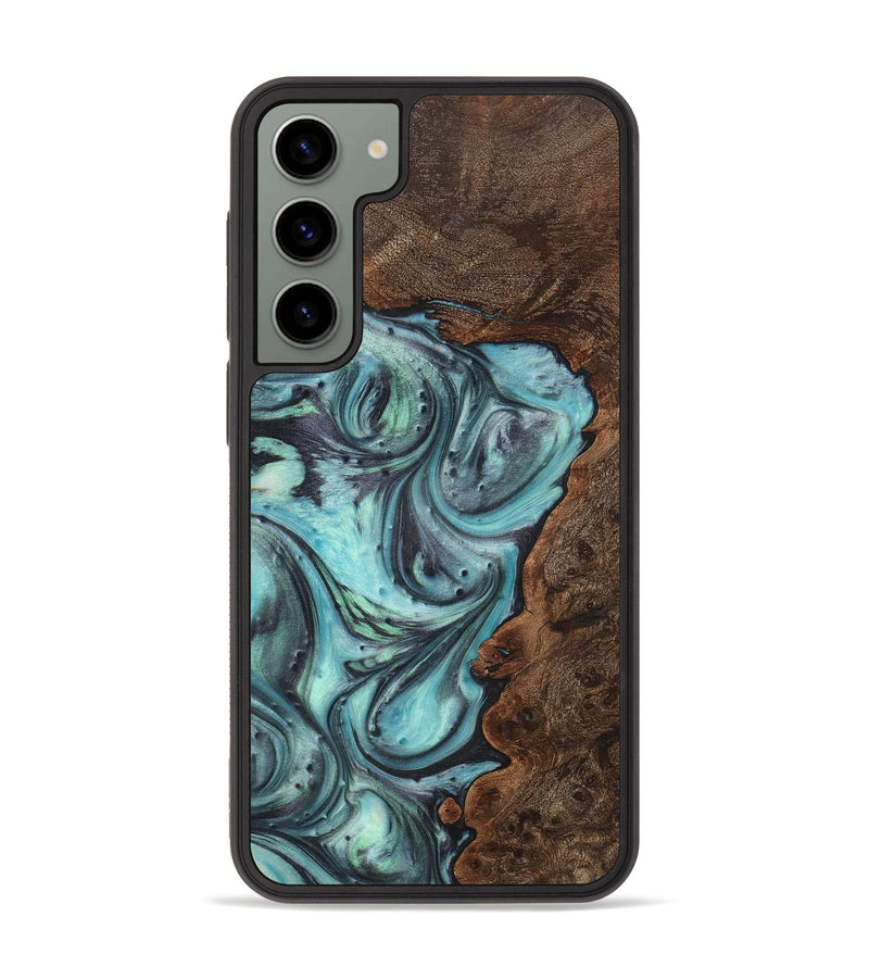 Galaxy S23 Plus Wood Phone Case - Gary (Green, 726017)