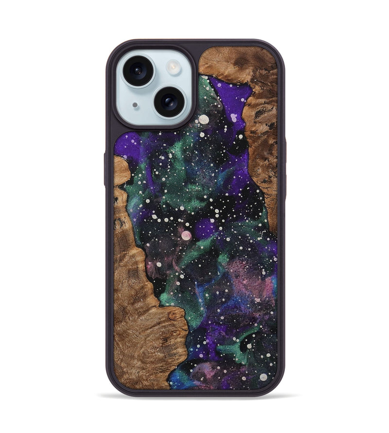 iPhone 15 Wood Phone Case - Hector (Cosmos, 726234)