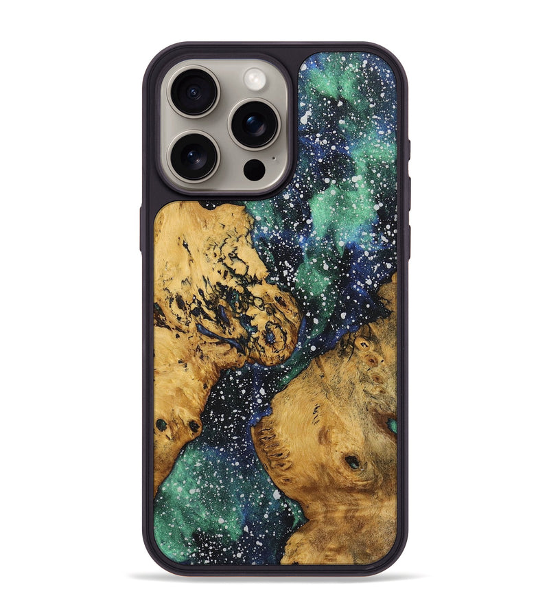 iPhone 15 Pro Max Wood Phone Case - Khadijah (Cosmos, 726258)