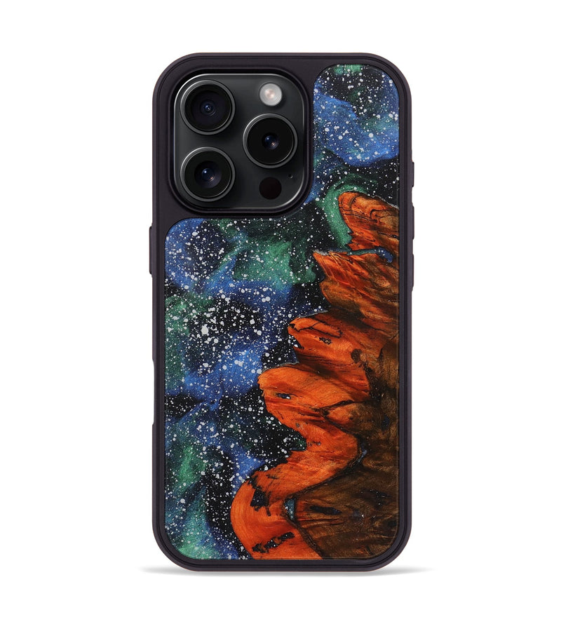 iPhone 16 Pro Wood Phone Case - Noelle (Cosmos, 726263)