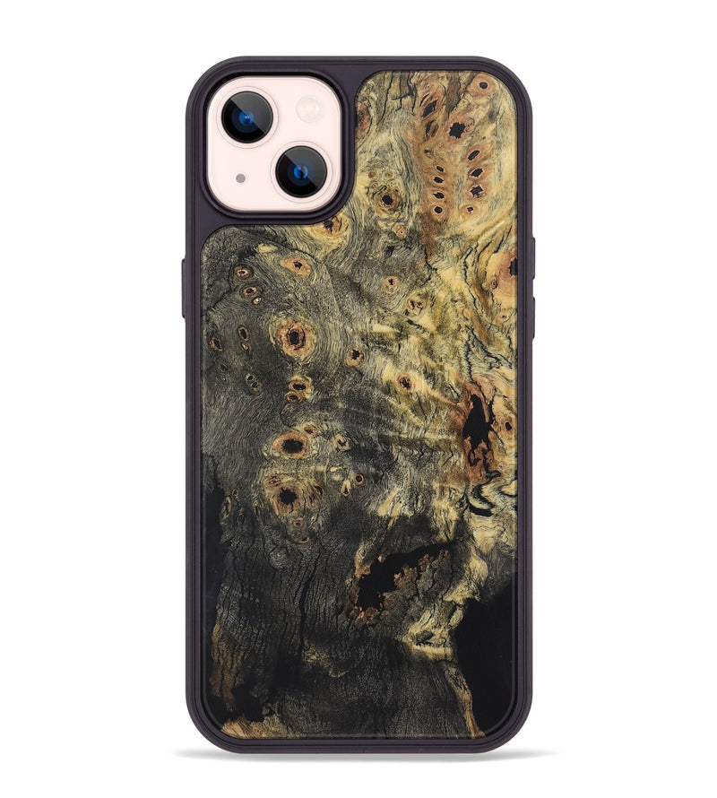 iPhone 14 Plus Wood Phone Case - Crystal (Wood Burl, 726316)