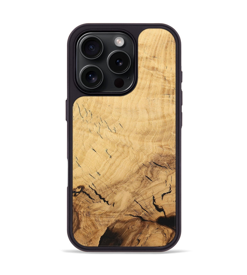 iPhone 16 Pro Wood Phone Case - Colin (Wood Burl, 726318)