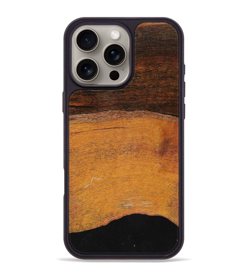iPhone 16 Pro Max Wood Phone Case - Pearl (Wood Burl, 726323)