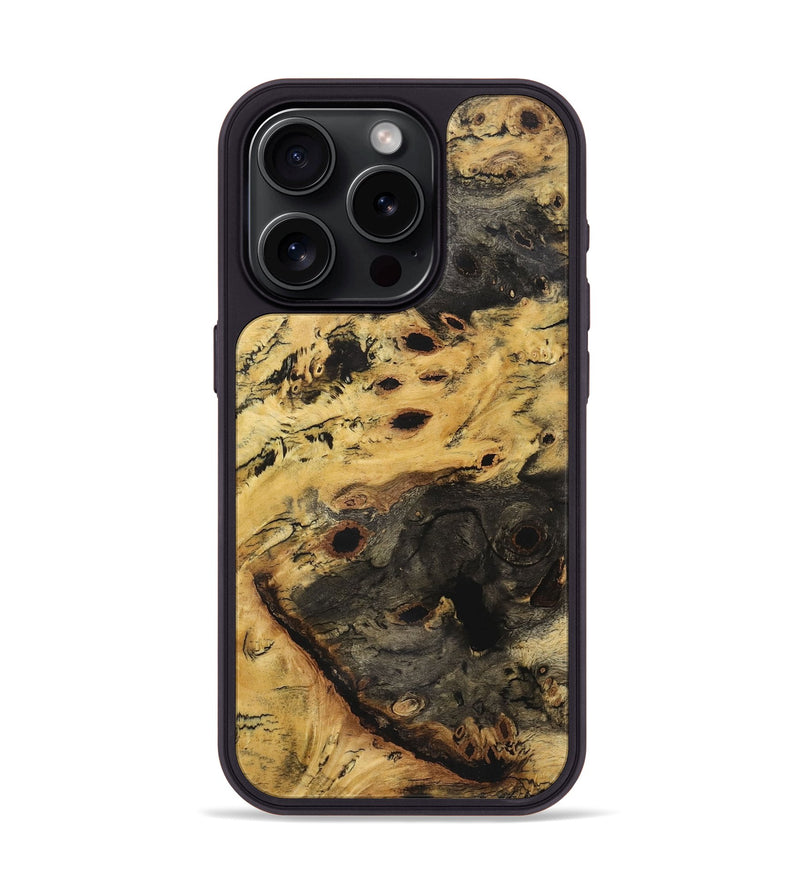 iPhone 15 Pro Wood Phone Case - Ramona (Wood Burl, 726325)