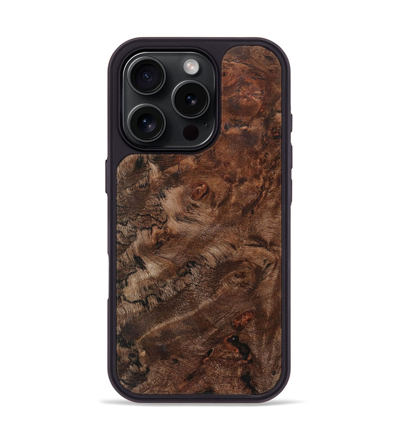 iPhone 16 Pro Wood Phone Case - Alex (Wood Burl, 726328)