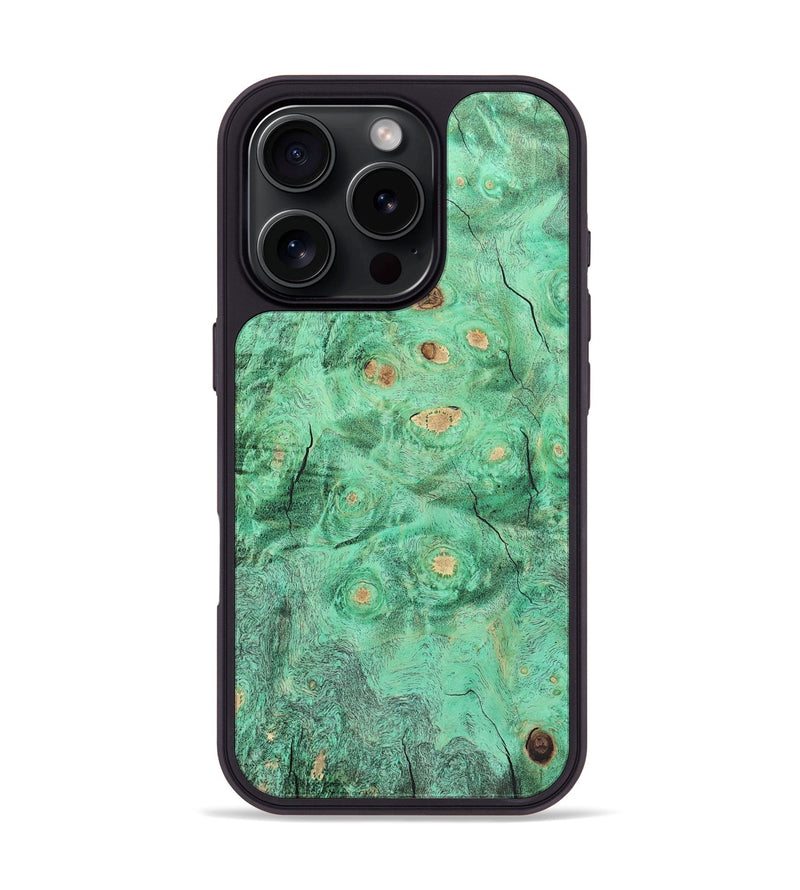 iPhone 16 Pro Wood Phone Case - Mallory (Wood Burl, 726332)