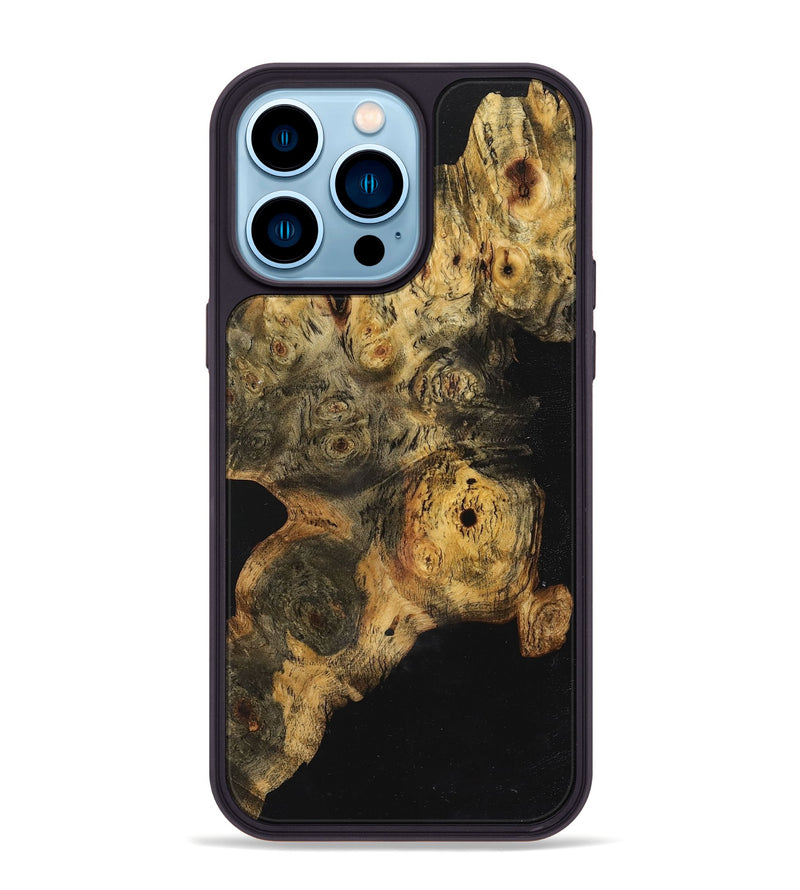 iPhone 14 Pro Max Wood Phone Case - Dustin (Wood Burl, 726334)