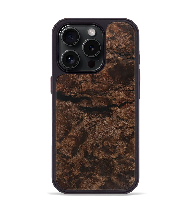 iPhone 16 Pro Wood Phone Case - Ibrahim (Wood Burl, 726336)