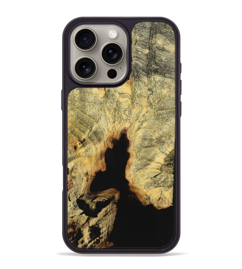 iPhone 16 Pro Max Wood Phone Case - Emiliano (Wood Burl, 726337)