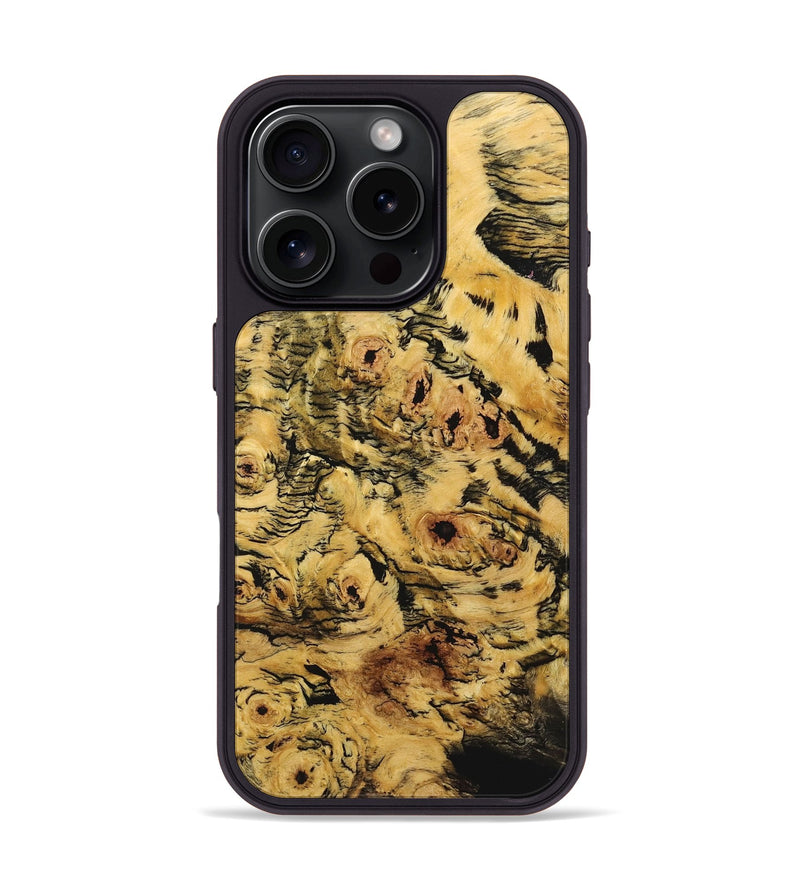 iPhone 16 Pro Wood Phone Case - Kurt (Wood Burl, 726340)