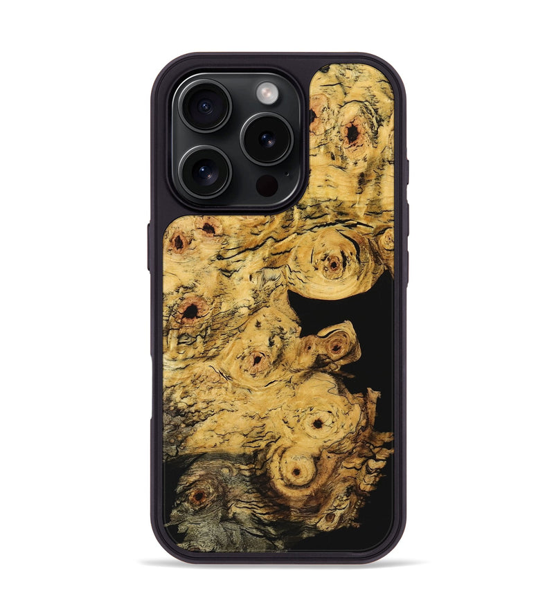 iPhone 16 Pro Wood Phone Case - Maria (Wood Burl, 726342)