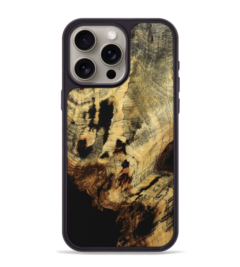 iPhone 15 Pro Max Wood Phone Case - Asia (Wood Burl, 726345)