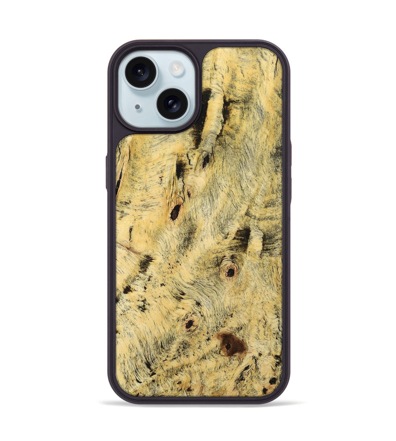 iPhone 15 Wood Phone Case - Gerard (Wood Burl, 726350)