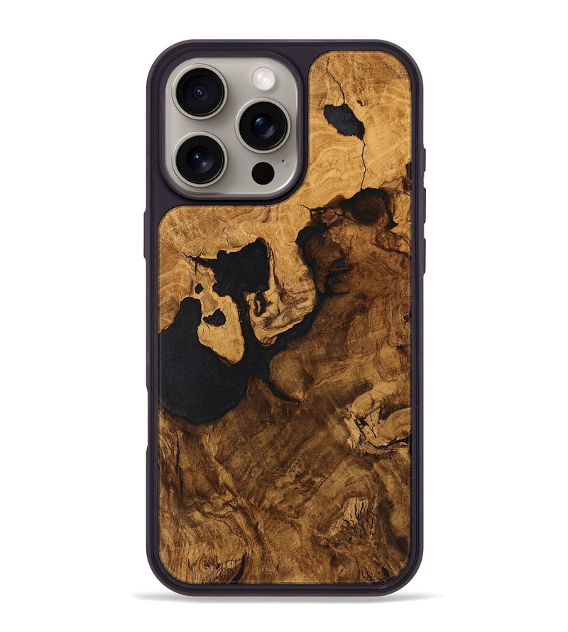 iPhone 16 Pro Max Wood Phone Case - Latisha (Wood Burl, 726361)