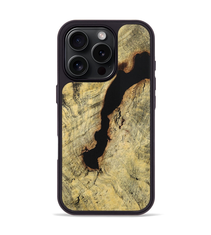 iPhone 16 Pro Wood Phone Case - Ashanti (Wood Burl, 726370)