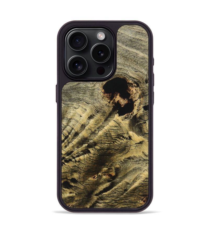 iPhone 15 Pro Wood Phone Case - Emely (Wood Burl, 726375)