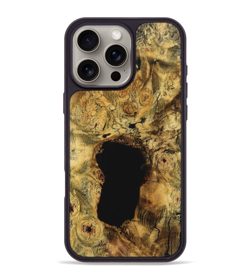 iPhone 16 Pro Max Wood Phone Case - Janine (Wood Burl, 726377)