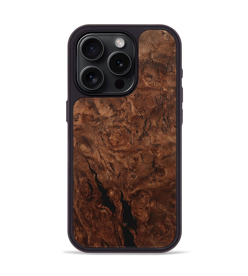 iPhone 15 Pro Wood Phone Case - Rhett (Wood Burl, 726380)