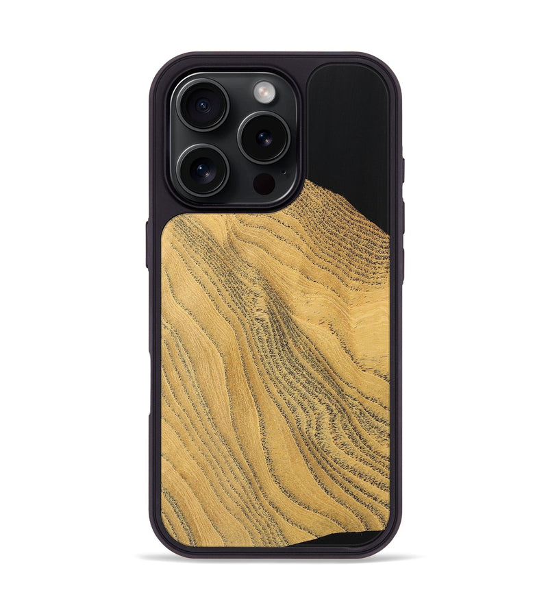iPhone 16 Pro Wood Phone Case - Kathy (Wood Burl, 726383)