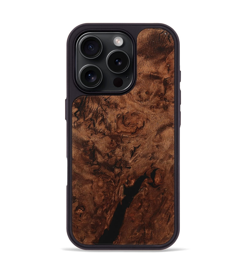 iPhone 16 Pro Wood Phone Case - Willard (Wood Burl, 726387)
