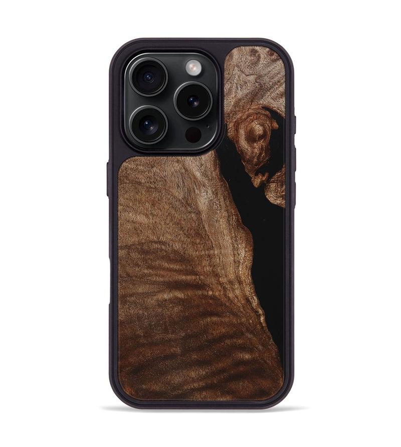 iPhone 16 Pro Wood Phone Case - Athena (Wood Burl, 726390)
