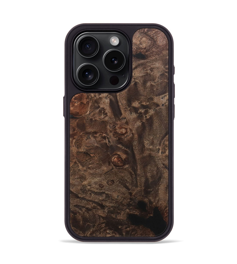 iPhone 15 Pro Wood Phone Case - Devin (Wood Burl, 726399)