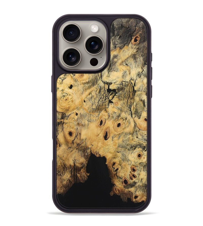 iPhone 16 Pro Max Wood Phone Case - Wesley (Wood Burl, 726405)