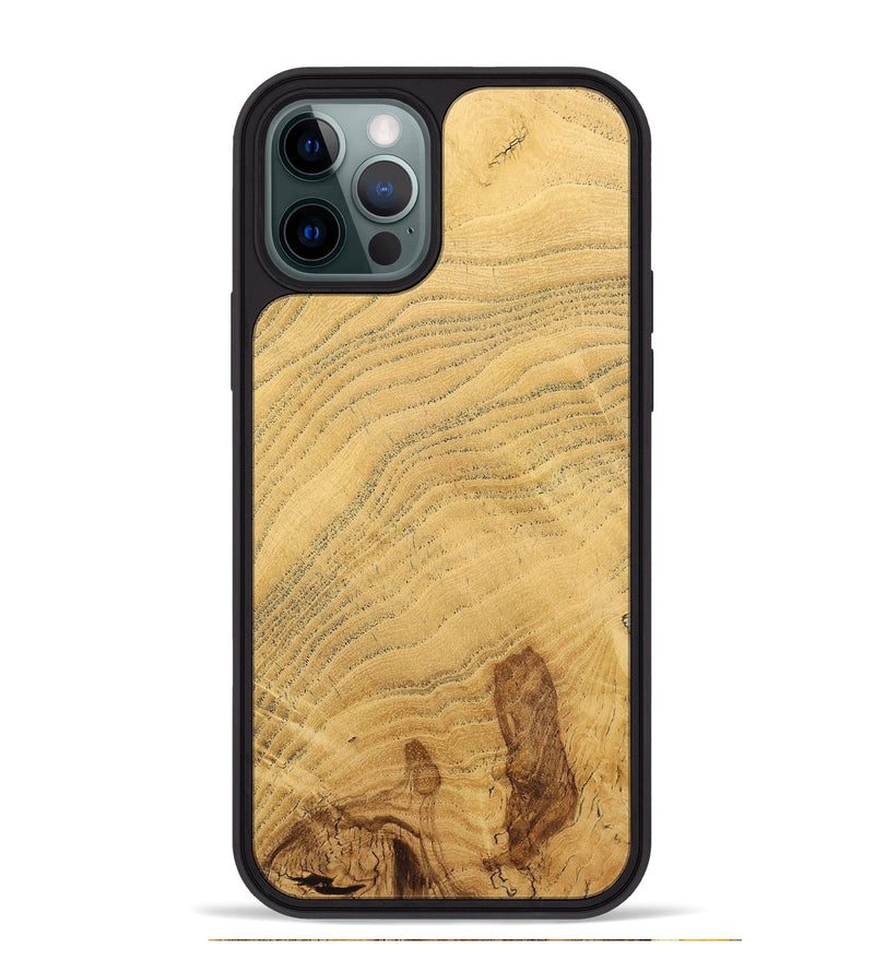 iPhone 12 Pro Max Wood Phone Case - Grayson (Wood Burl, 726406)