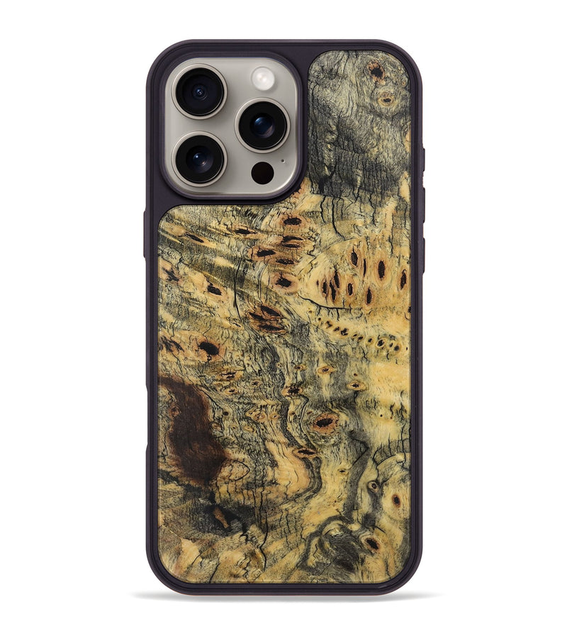 iPhone 16 Pro Max Wood Phone Case - Cecil (Wood Burl, 726407)