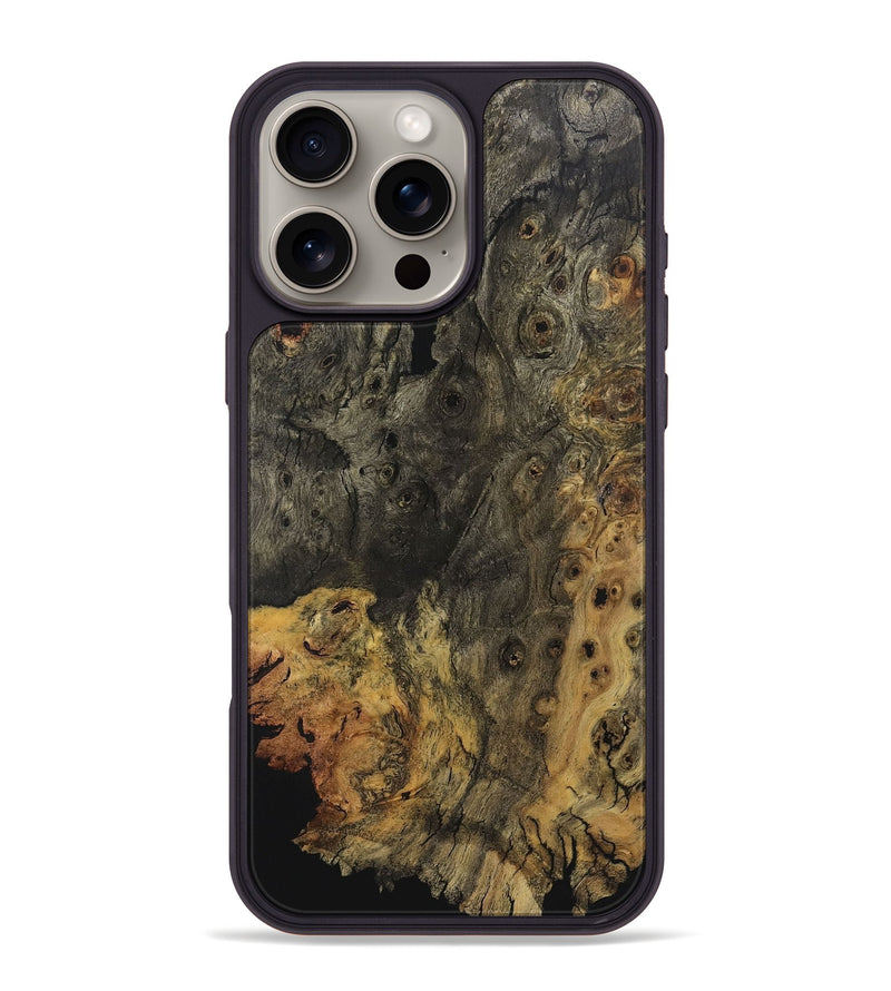 iPhone 16 Pro Max Wood Phone Case - Vonda (Wood Burl, 726413)