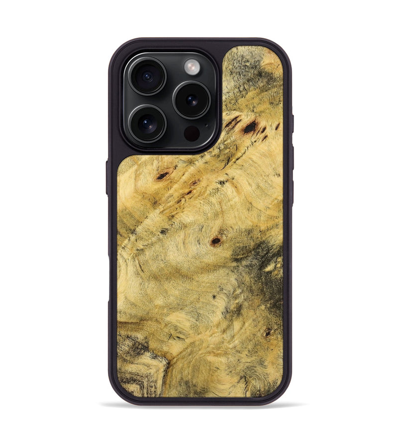 iPhone 16 Pro Wood Phone Case - Ellen (Wood Burl, 726420)