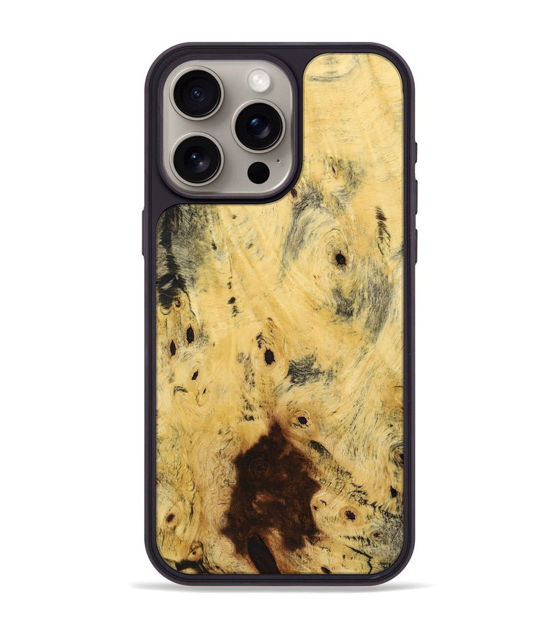 iPhone 15 Pro Max Wood Phone Case - Jim (Wood Burl, 726422)