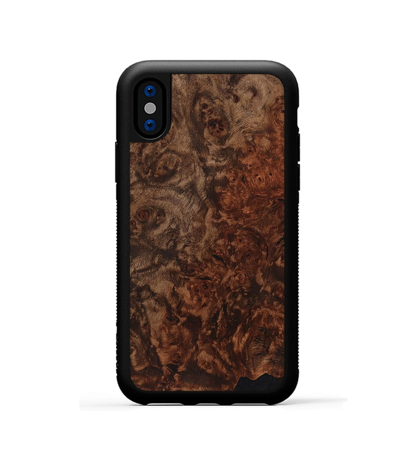 iPhone Xs Wood Phone Case - Cesar (Wood Burl, 726423)