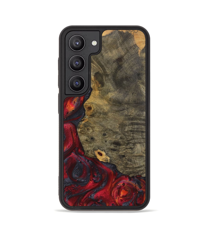 Galaxy S23 Wood Phone Case - Paige (Red, 726516)