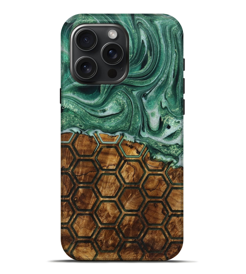 iPhone 16 Pro Max Wood Live Edge Phone Case - Keri (Pattern, 726529)