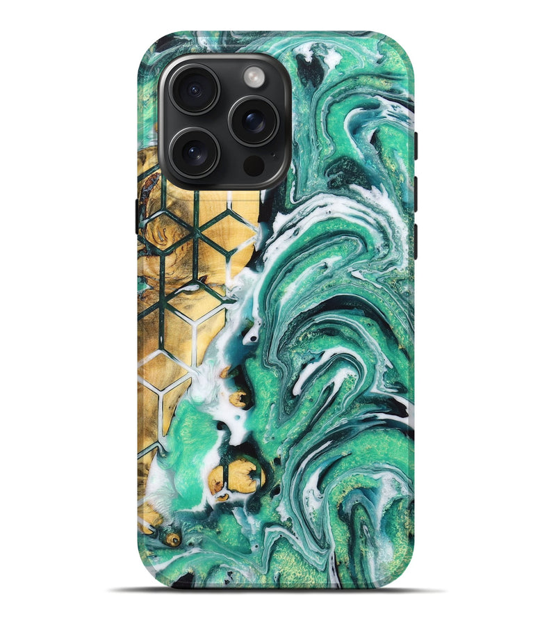 iPhone 16 Pro Max Wood Live Edge Phone Case - Pamela (Pattern, 726530)