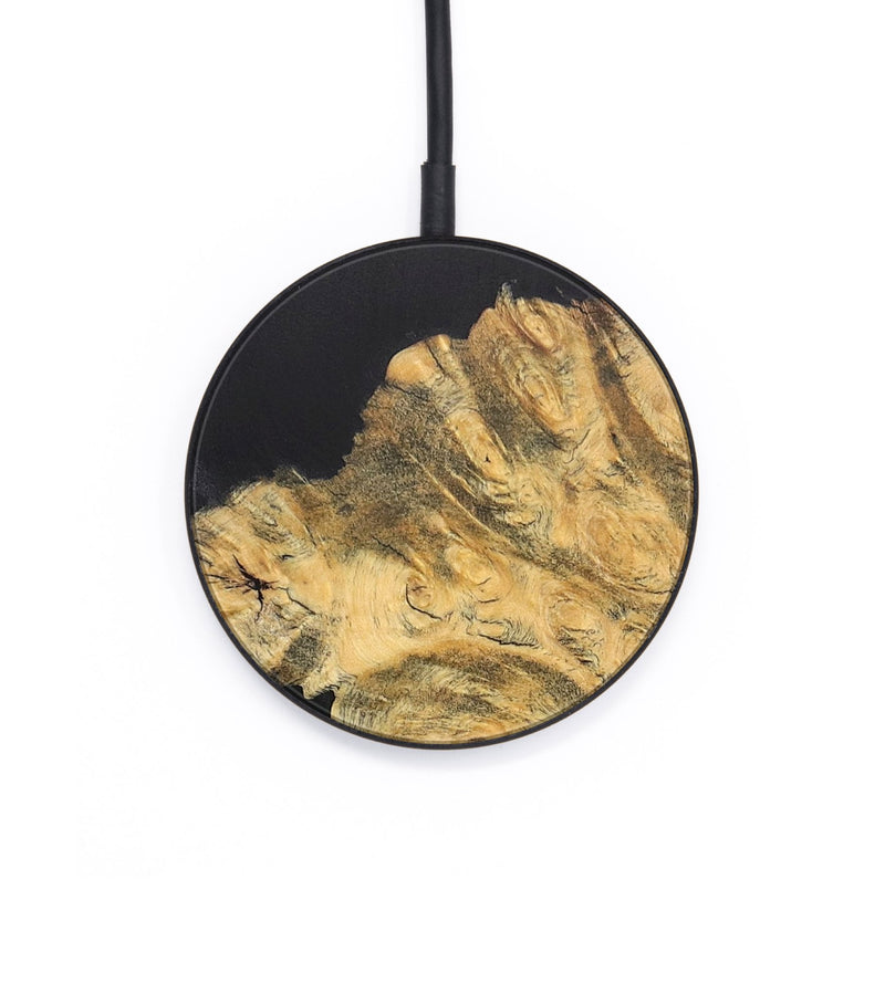 Circle Wood Wireless Charger - Tristen (Pure Black, 726588)