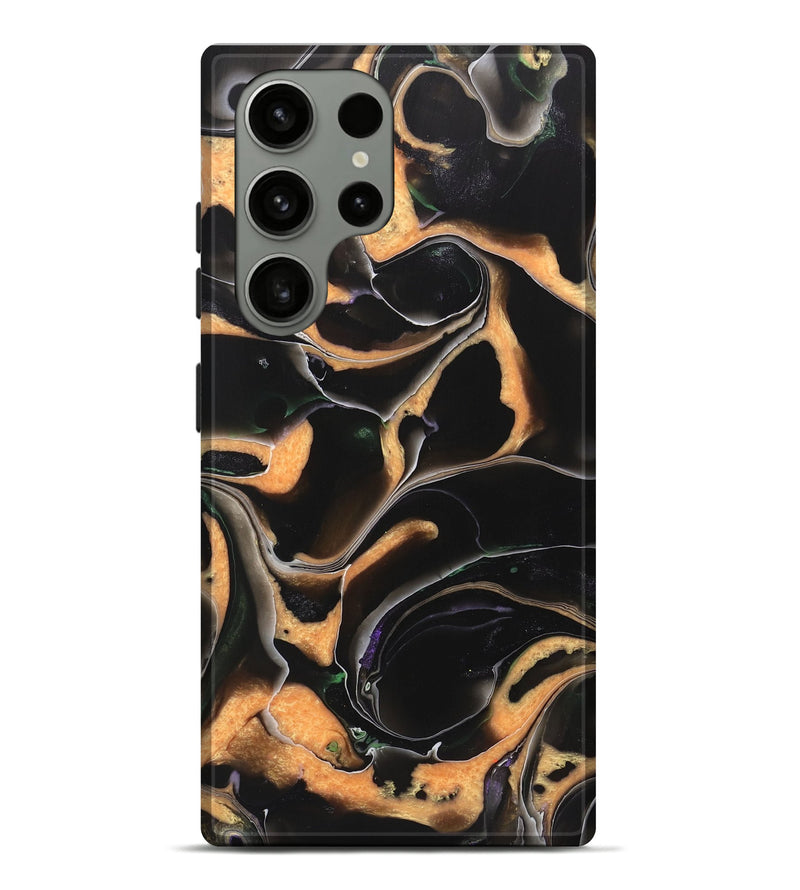 Galaxy S23 Ultra ResinArt Live Edge Phone Case - Sylvester (Black & White, 726684)