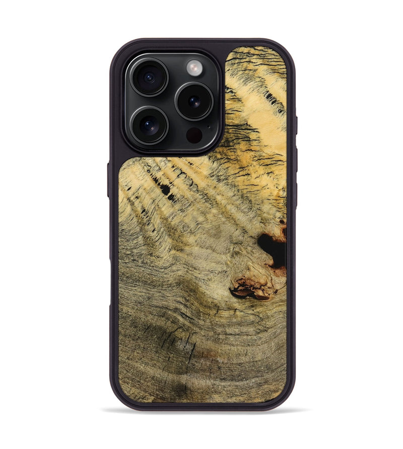 iPhone 16 Pro Wood Phone Case - Keegan (Wood Burl, 726767)
