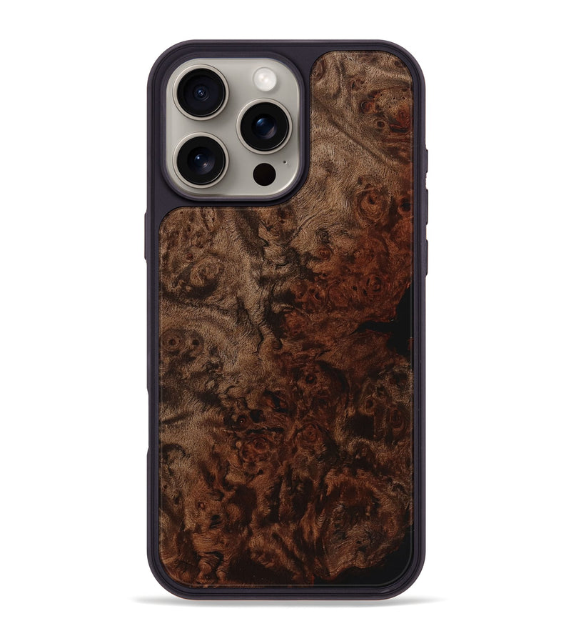 iPhone 16 Pro Max Wood Phone Case - Marion (Wood Burl, 726769)