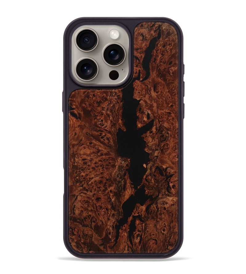 iPhone 16 Pro Max Wood Phone Case - Morris (Wood Burl, 726772)