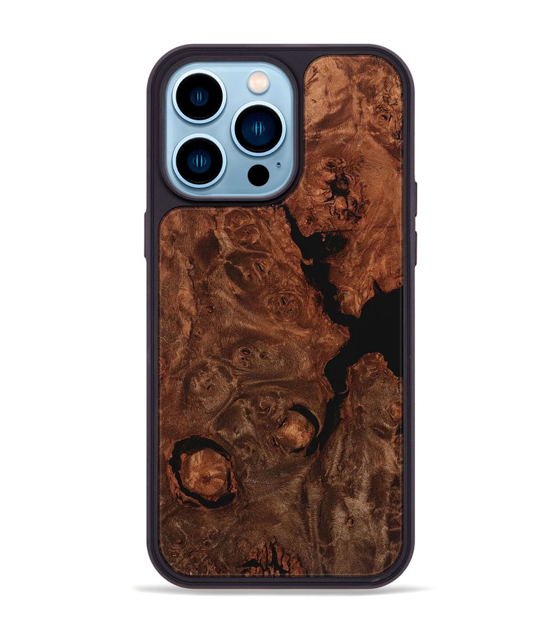 iPhone 14 Pro Max Wood Phone Case - Edwin (Wood Burl, 726774)