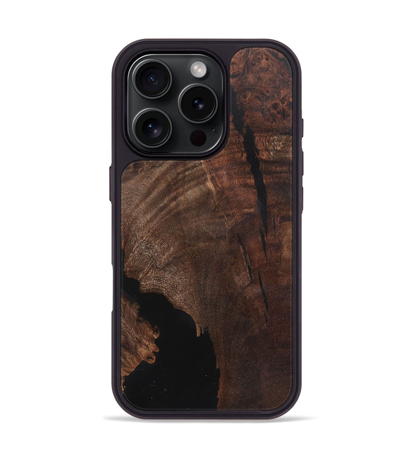 iPhone 16 Pro Wood Phone Case - Damon (Wood Burl, 726779)