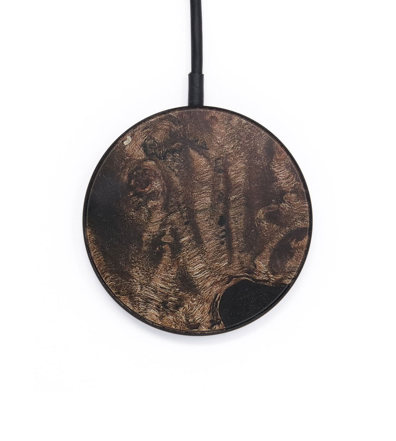 Circle Wood Wireless Charger - Donald (Pure Black, 726894)