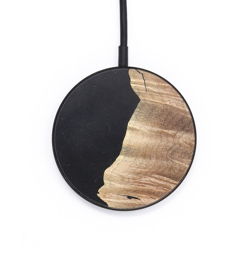 Circle Wood Wireless Charger - Edna (Pure Black, 726896)
